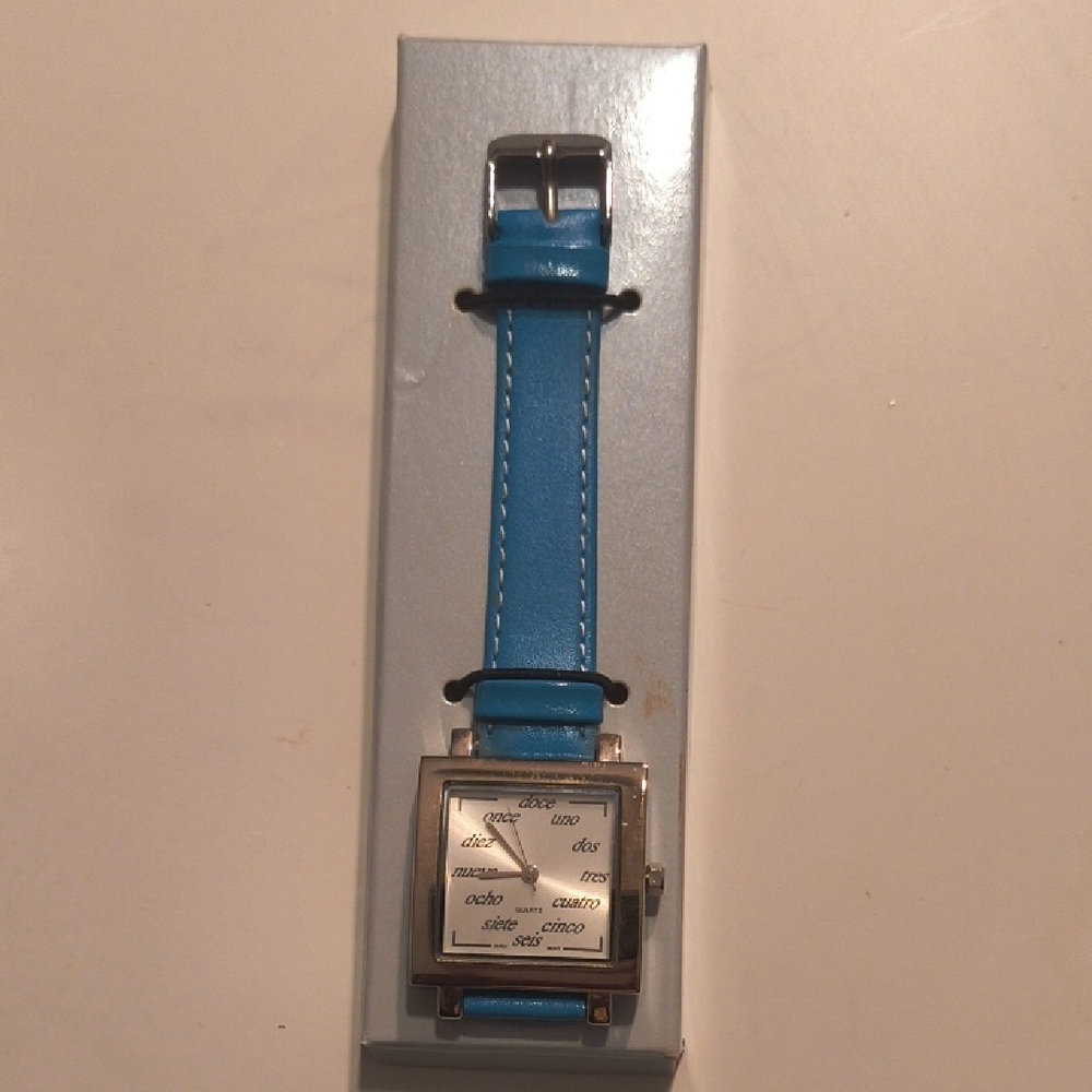 Avon Fashion Color World Time Watch-Hispanic